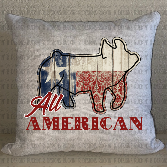 All American Pig Pillow Case SALE