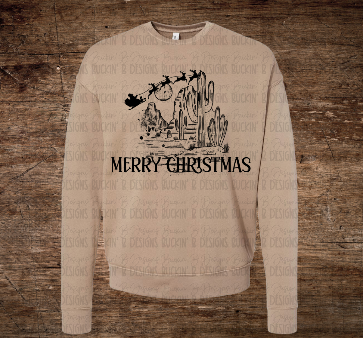 Merry Christmas Desert Sweatshirt sale