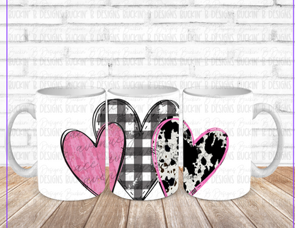 15oz Ceramic Coffee Mug - Varied Designs