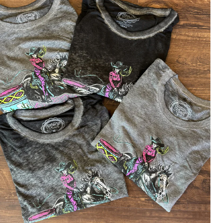 Barrel Racer tee stk
