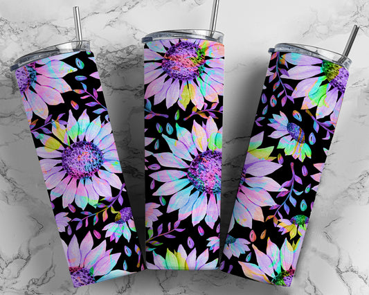 Purple SunflowerTumbler