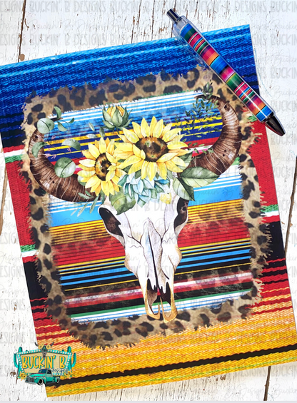 Serape Skull Notebook sale