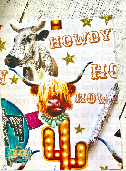 Howdy Notebook sale