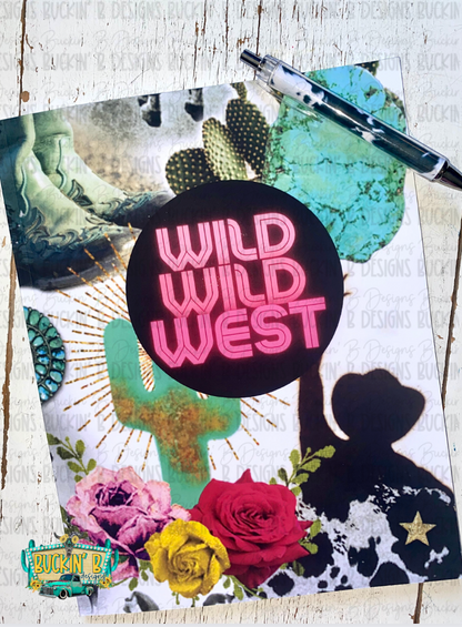 Wild Wild West Notebook sale