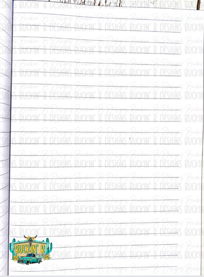 Serape Skull Notebook sale