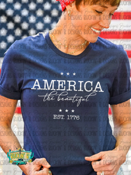 America the Beautiful Shirt  SALE