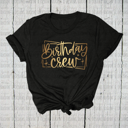 Birthday Crew Shirt 1/23