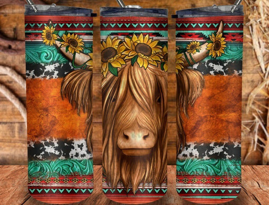 Western Highland Cow Tumblers