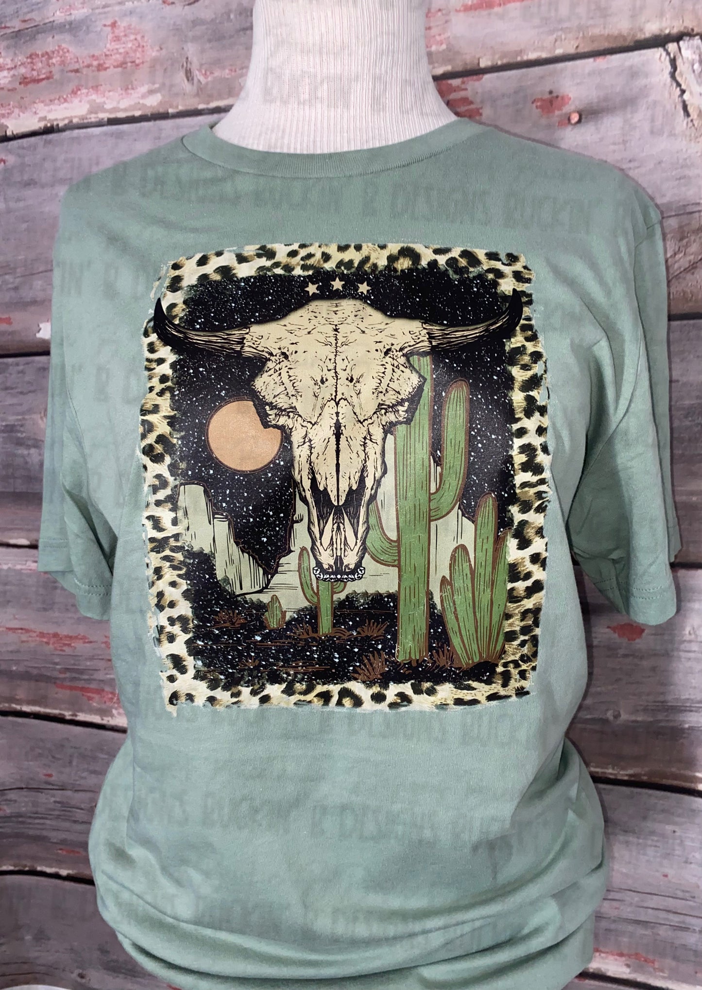 Cactus Skull Shirt  SALE